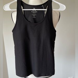 Alpine Design extra small tank top with built in bra and removable cups NWT